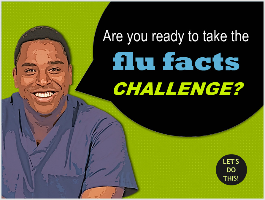 Screenshot z dema „Flu facts challenge“.