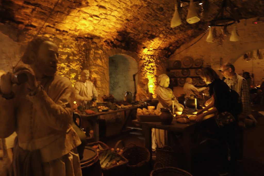 Podzemné kuchyne hradu Stirling